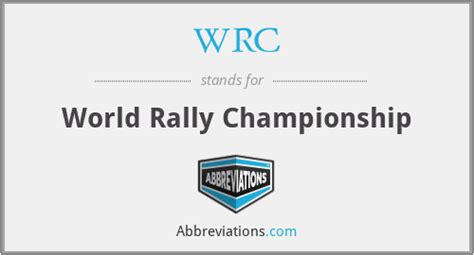 what does wrc stand for